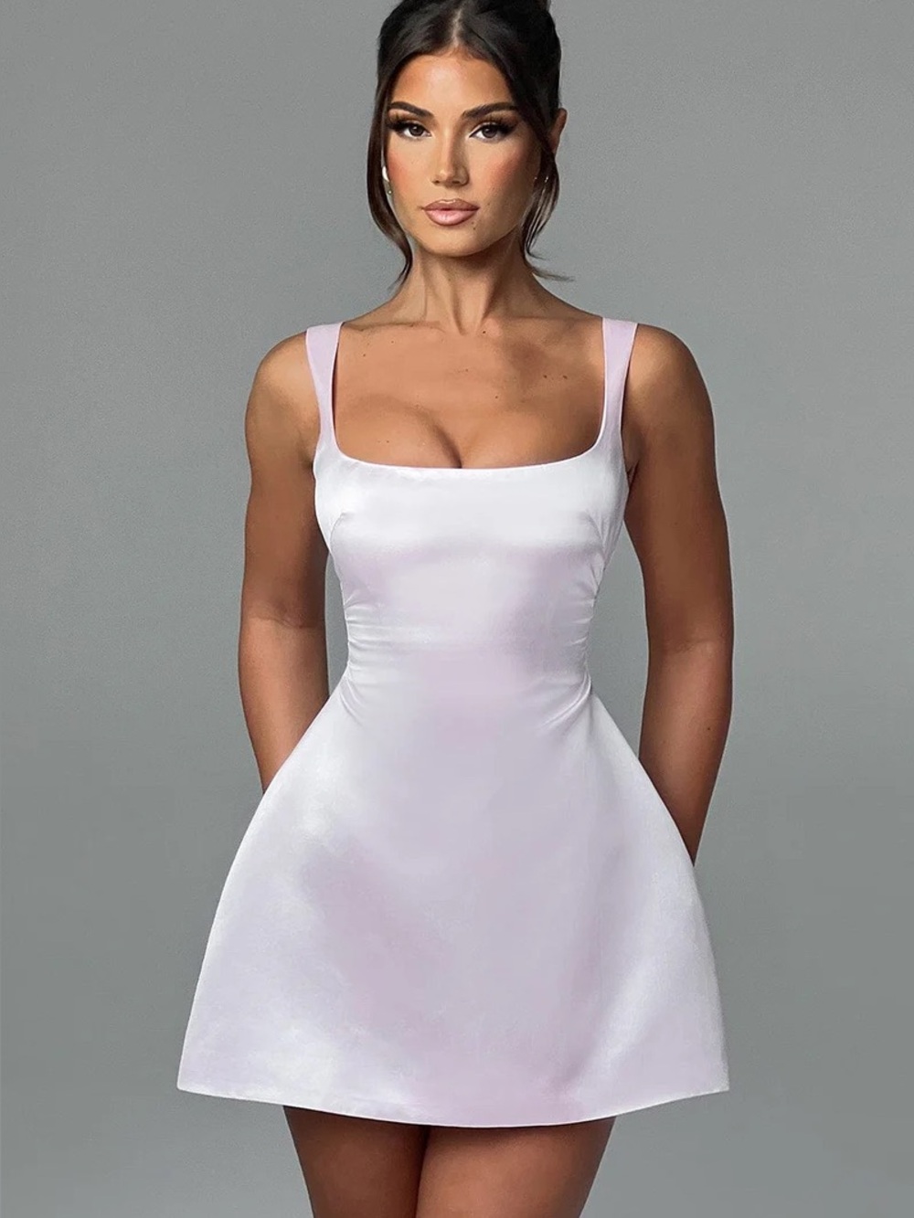 NWT Babyboo Sofie Mini Dress in Blush Size XL